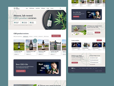 CBD Examine Custom Web Design