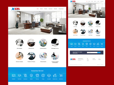 X-Cel Business Products WordPress Web Design