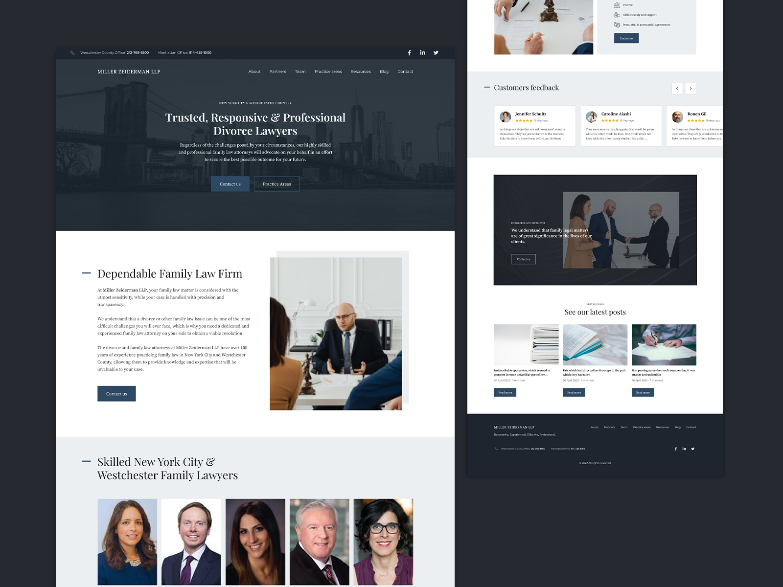 Miller Zeiderman LLP WordPress Web Design by DreamHost Pro Services on ...