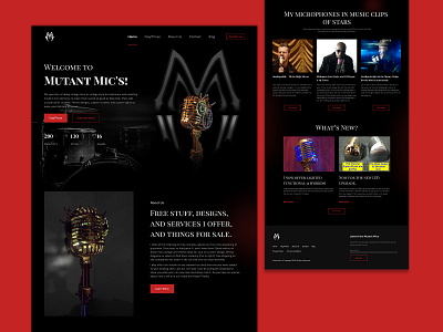 Mutant Mics WordPress Web Design