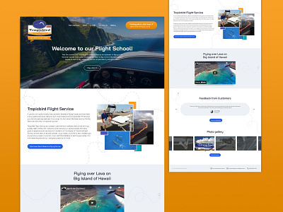 Tropic Bird Flight Service WordPress Web Design