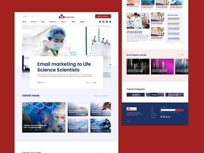 E Science Info WordPress Web Design