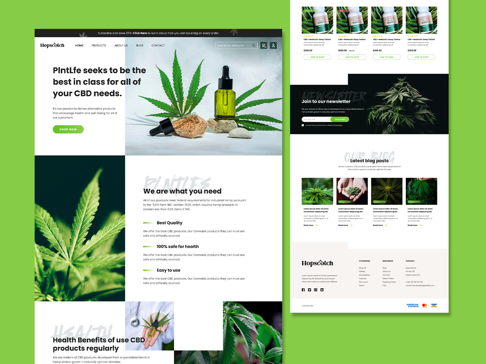 Hopscotch WordPress Web Design by DreamHost Pro Services on Dribbble