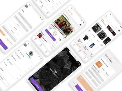 Clothes donation app app design ecommerce mobile mobile ui ui