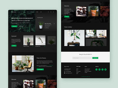 Plant Shop Landing Page