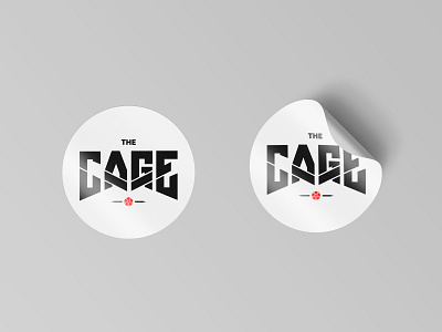 The Cage branding design flat graphic design illustrator logo minimal typography ui vector