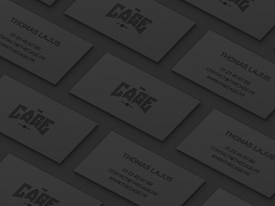 The Cage - Business Card branding businesscard design flat graphic design logo minimal vector