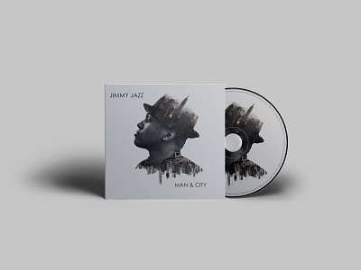 Man & City cd cover cd design design graphic design music photoshop typography