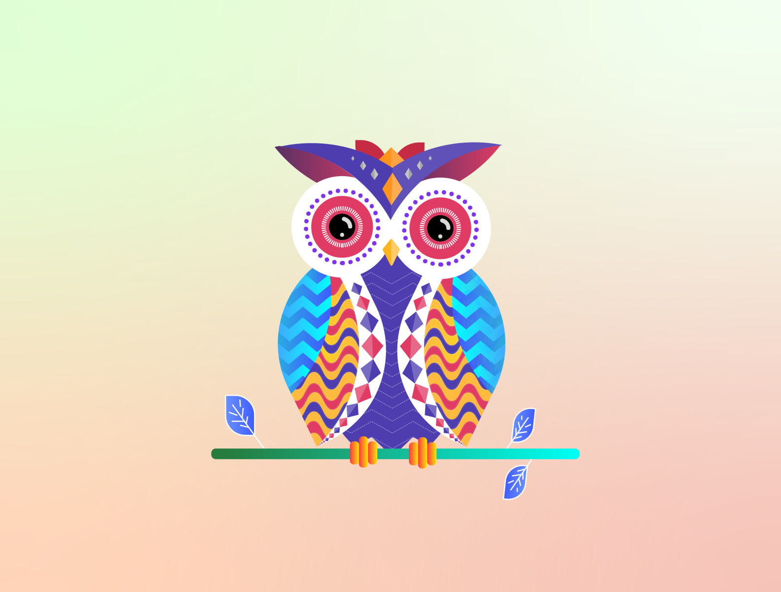 Tribal Owl by Kajol Malvi on Dribbble