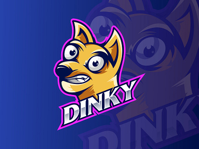 Logo Esport DINKY dog logo design logo designer logo esports logoesport