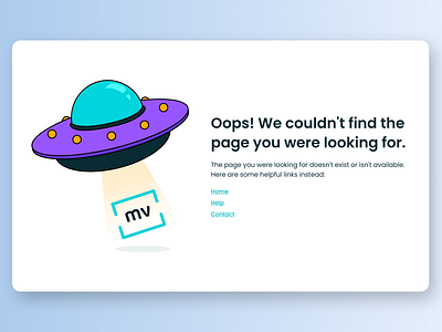Maratón UI - 404 Page 404 page app branding dailyui design desktop graphic design illustration ui web design