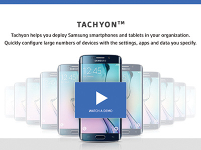 Tachyon Landing Page