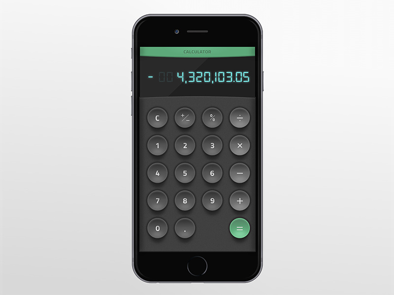 Dailyui 005 calculator