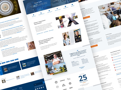 Texas Mutual Redesign information design insurance marketing site ux web design