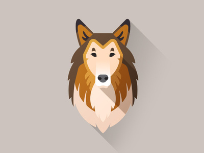 Collie icon collie collie icon dog icon doggy icon flat icon icon iconography puppy puppy icon vector