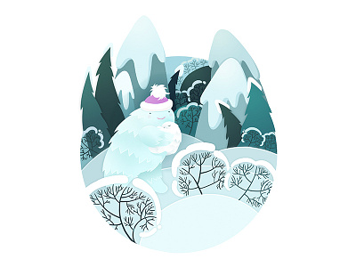 Let It Snow By Polina Fearon On Dribbble