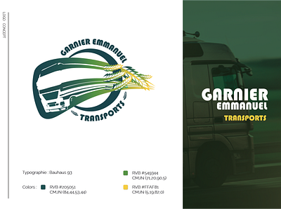 Logo transport branding design illustrator logo