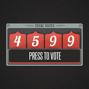 The Vote 'O' Matic css button lobster tally vote widget