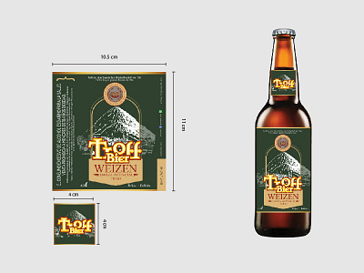 Troff Bier Wizen label beer beer label illustrat label label design