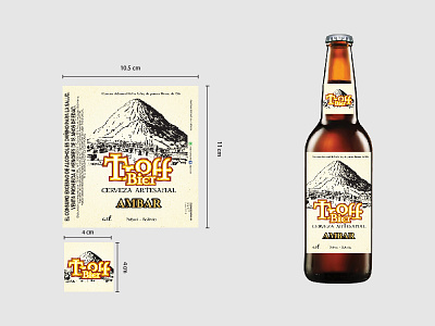 Troff Bier Ambar label beer label labeldesign
