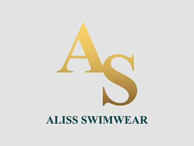 Aliss Swimwear logo fashion logo logo logo design logodesign