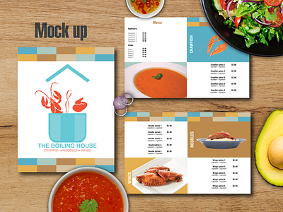 Menu Mockup illustrator menu mockup photoshop