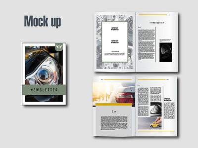 Newsletter Mock up