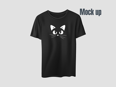 T-shirt mock-up cat illustrator mock up mockup mockups