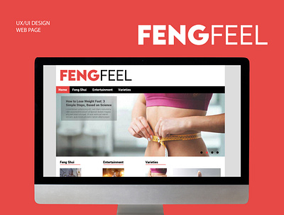 FengFeel Webpage UX/UI ui ux