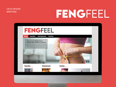 FengFeel Webpage UX/UI