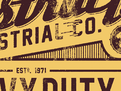 Duty texture typography vintage