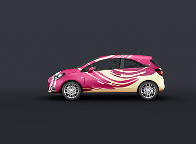 Corsa Mockup graphics vector