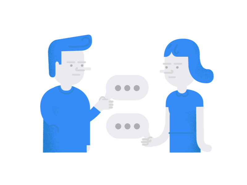 Who draws first? animation chat gif illustration typing