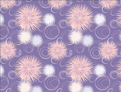 fluffy bubble chidren illustration design illustration pink purple repeat pattern seamless pattern surface pattern design vector illustration