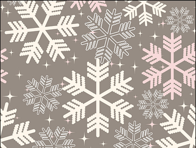 snowflakes design illustration repeat pattern repeating pattern snowflake surface pattern design vector art vector illustration