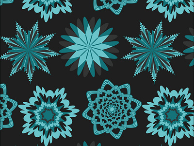 geometric flowers