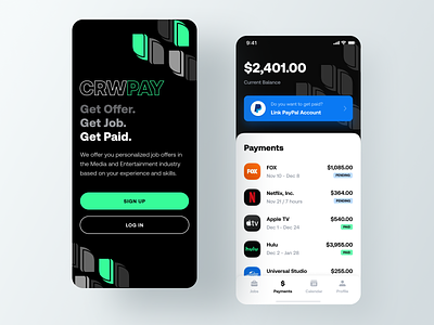 Production Crew Payments - Employee App