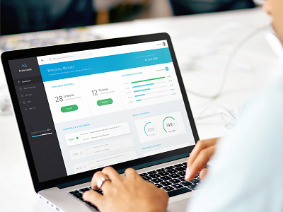 Achievable - Learning Experience clean dashboard education learn learning experience learning process startup stats ui user interface