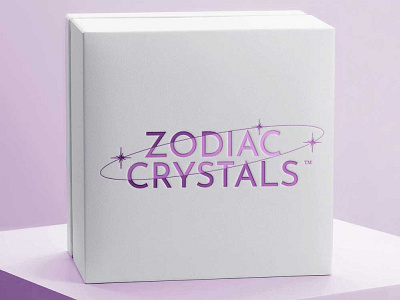 Zodiac Crystals Logo branding illustrator jewellery logo