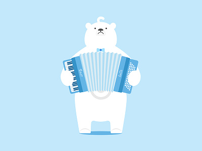 Polar bear&Accordion
