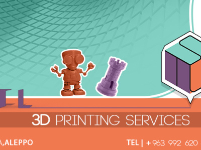 "STL 3D Printing services" Cover Design branding graphic design logo