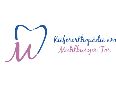 "Kieferorthopädie am Mühlburger Tor" Logo Design graphic design logo