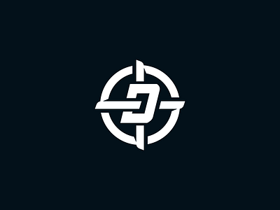 "D + Crosshair" Logo premade