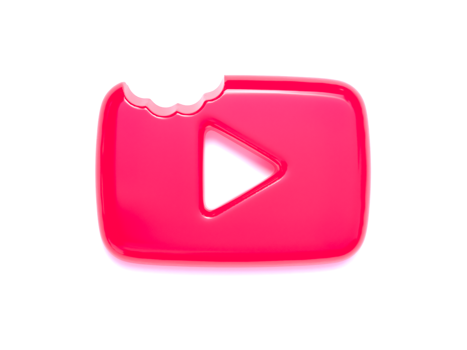 Youtube Logo Gummy Style By Infographic Paradise Design On Dribbble