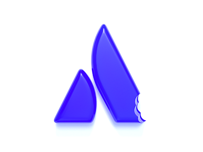 Atlassian logo (gummy style)