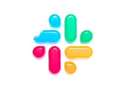 Slack logo (gummy style)