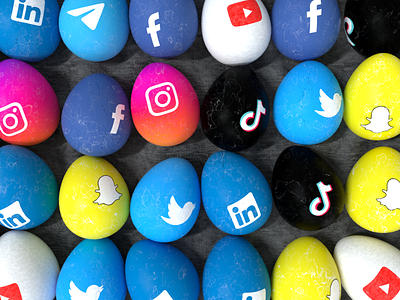 Happy Easter branding c4d cinema 4d design easter easter egg egg facebook graphic design holiday illustration instagram linkedin logo snapchat social media telegram tiktok twitter youtube