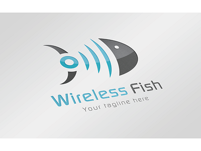 Wireless Fish Logo