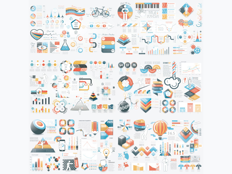Infographic Templates Bundle By Andrew Kliatskyi On Dribbble