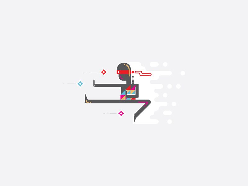 ninja infographic template by infographic paradise dribbble